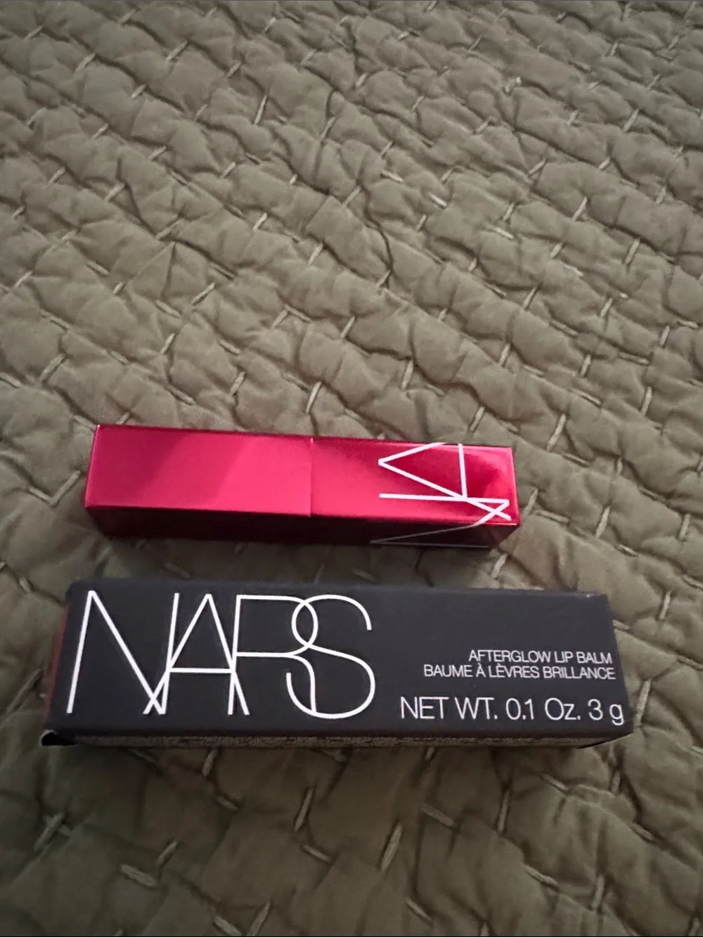 NARS Afterglow Lip Balm in Metallic Fuchsia-Red Tube( the color is turbo)